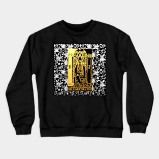 Floral Tarot Print - The High Priestess Crewneck Sweatshirt